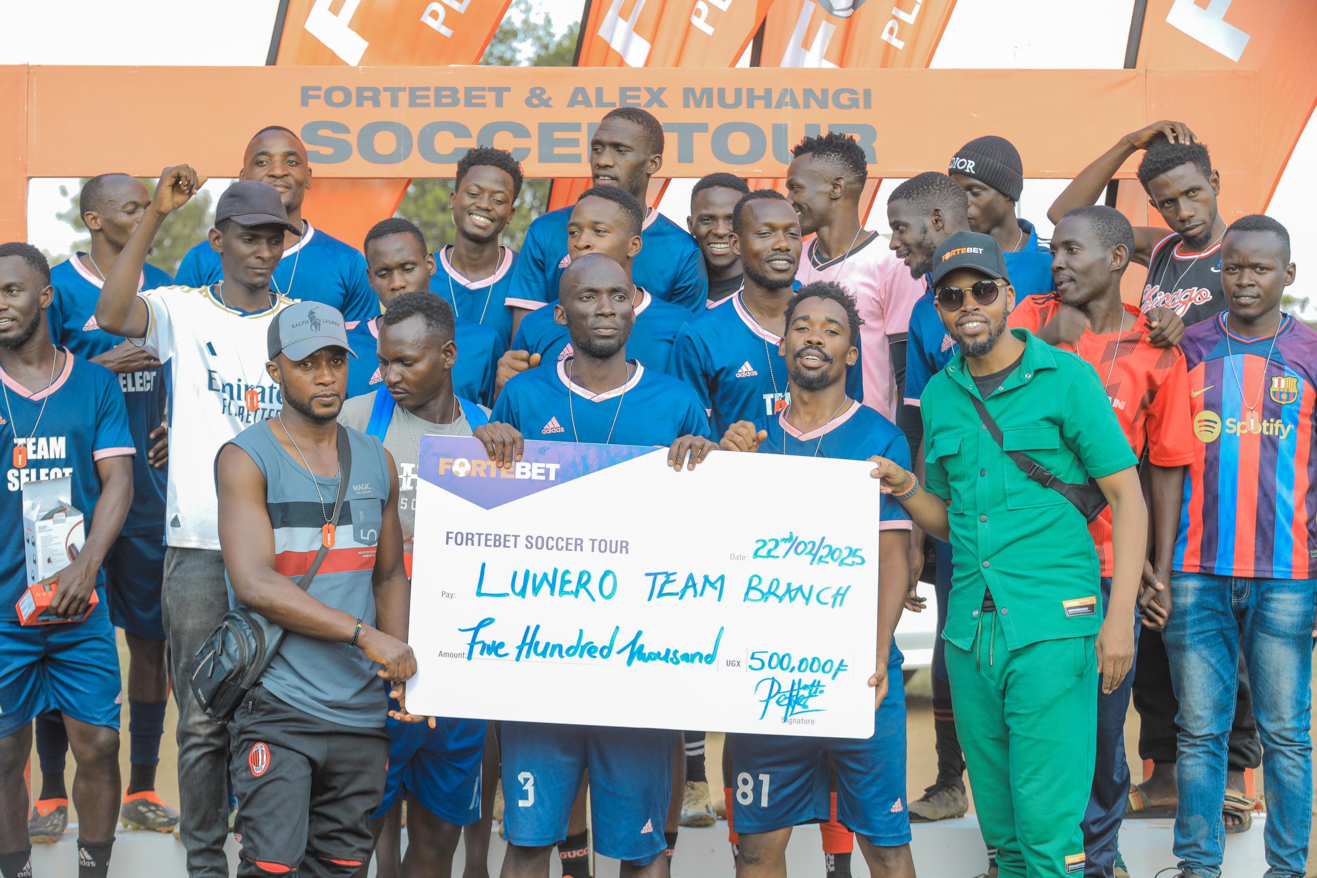 FORTEBET-ALEX MUHANGI SOCCER TOUR THRILLS LUWEERO