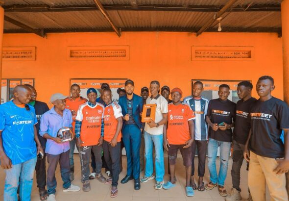 PICTORIAL: FORTEBET GIFTS BWEYALE, KIGUMBA, KARUMA, KIRYANDONGO WITH AMAZING GOODIES