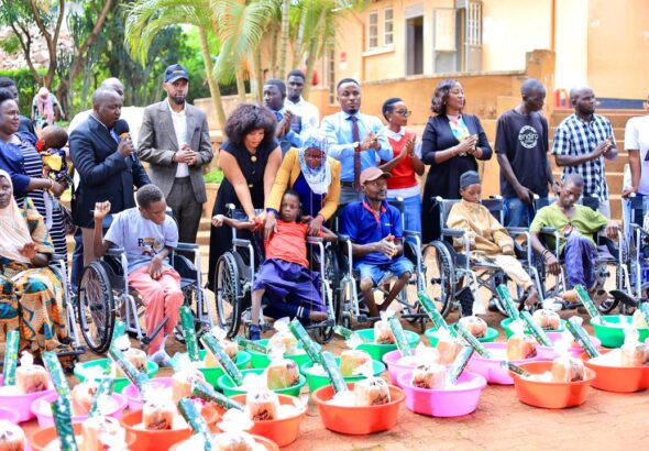 FORTEBET BUYS WHEELCHAIRS FOR KAMPALA DISABLED